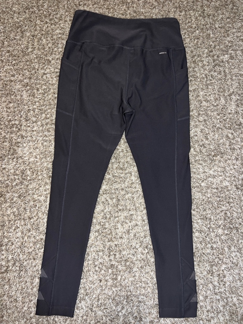 Mondetta Performance + LUXURY High-Rise Leggings- Pockets & Ankle Detailing Sz M - Picture 6 of 11